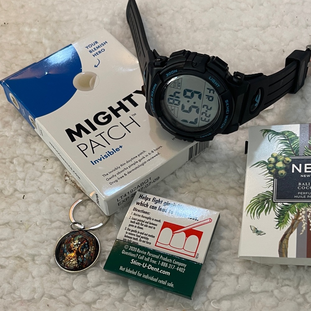 Digital Black Sports Watch plus more